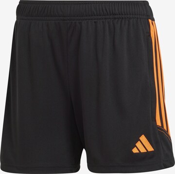 ADIDAS PERFORMANCE Workout Pants in Black: front