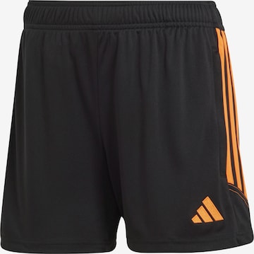 ADIDAS PERFORMANCE Workout Pants in Black: front