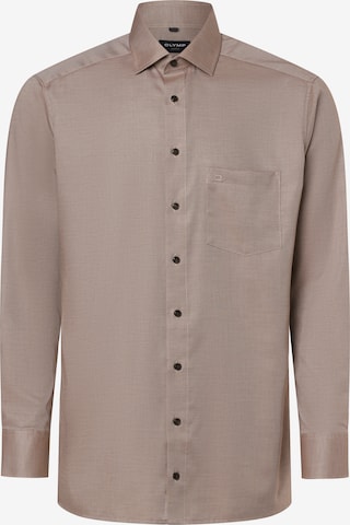 OLYMP Regular fit Business Shirt in Beige: front