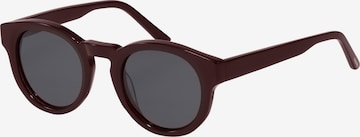 Lunettes de soleil 'JANICA' Pilgrim en marron : devant