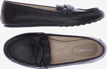 Lands‘ End Flats & Loafers in 38 in Black: front