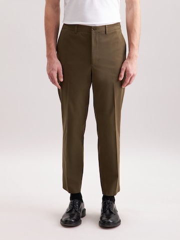 Regular Pantalon chino SEIDENSTICKER en vert : devant