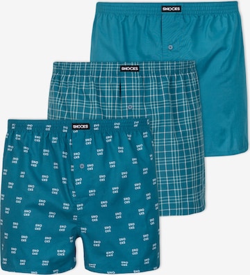 SNOCKS Boxer shorts in Green: front