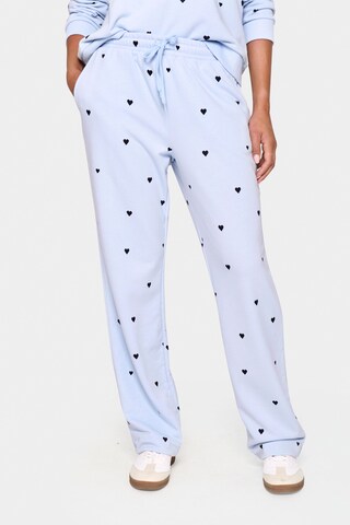 SAINT TROPEZ Regular Broek 'Dagna' in Blauw: voorkant