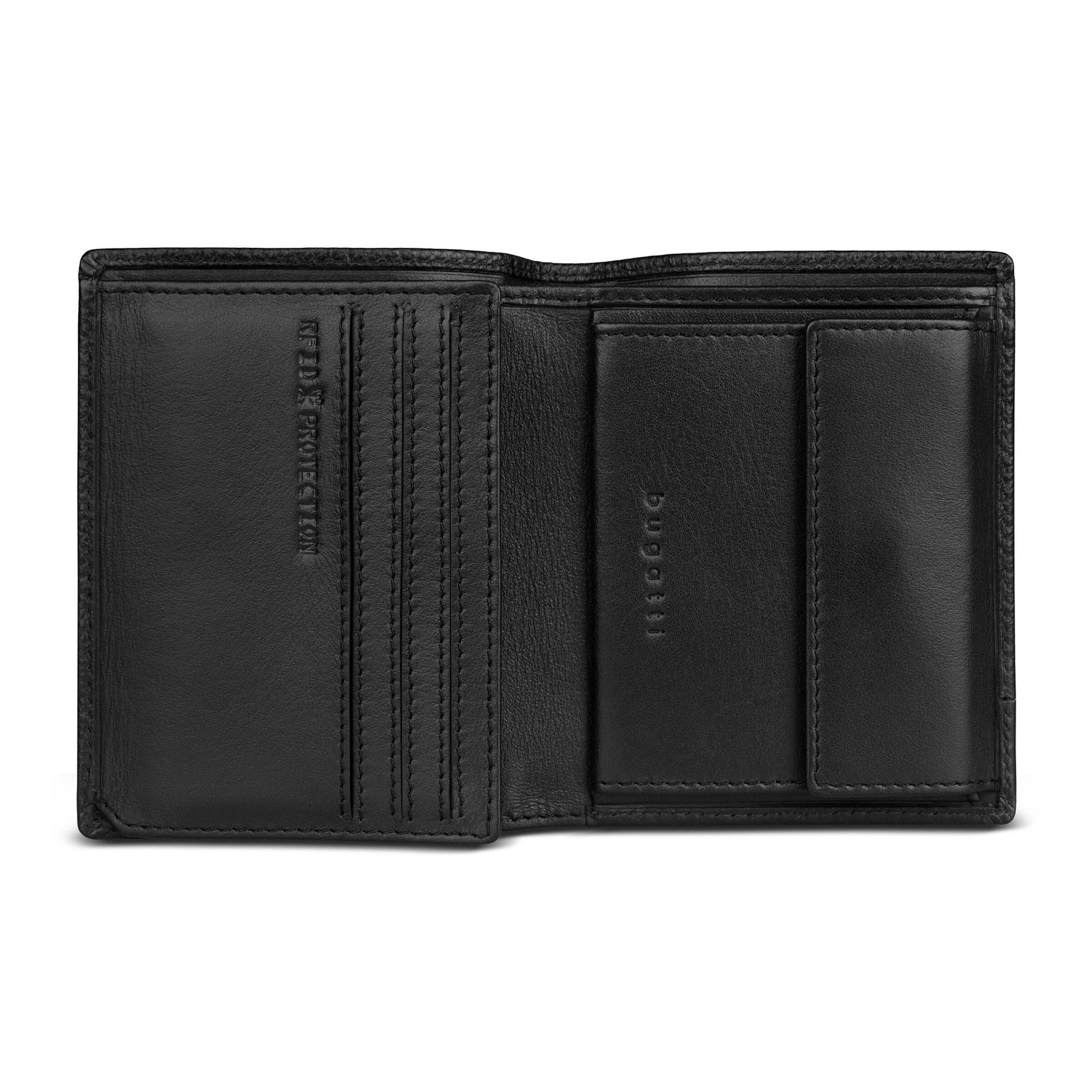 bugatti Portemonnaie in Schwarz