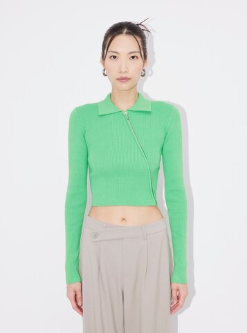 LeGer by Lena Gercke Knit Cardigan 'Lamya' in Green: front