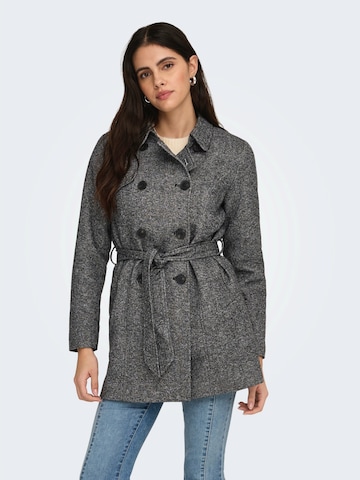 ONLY Between-Seasons Coat 'ONLSEDONA VALERIE' in Grey: front