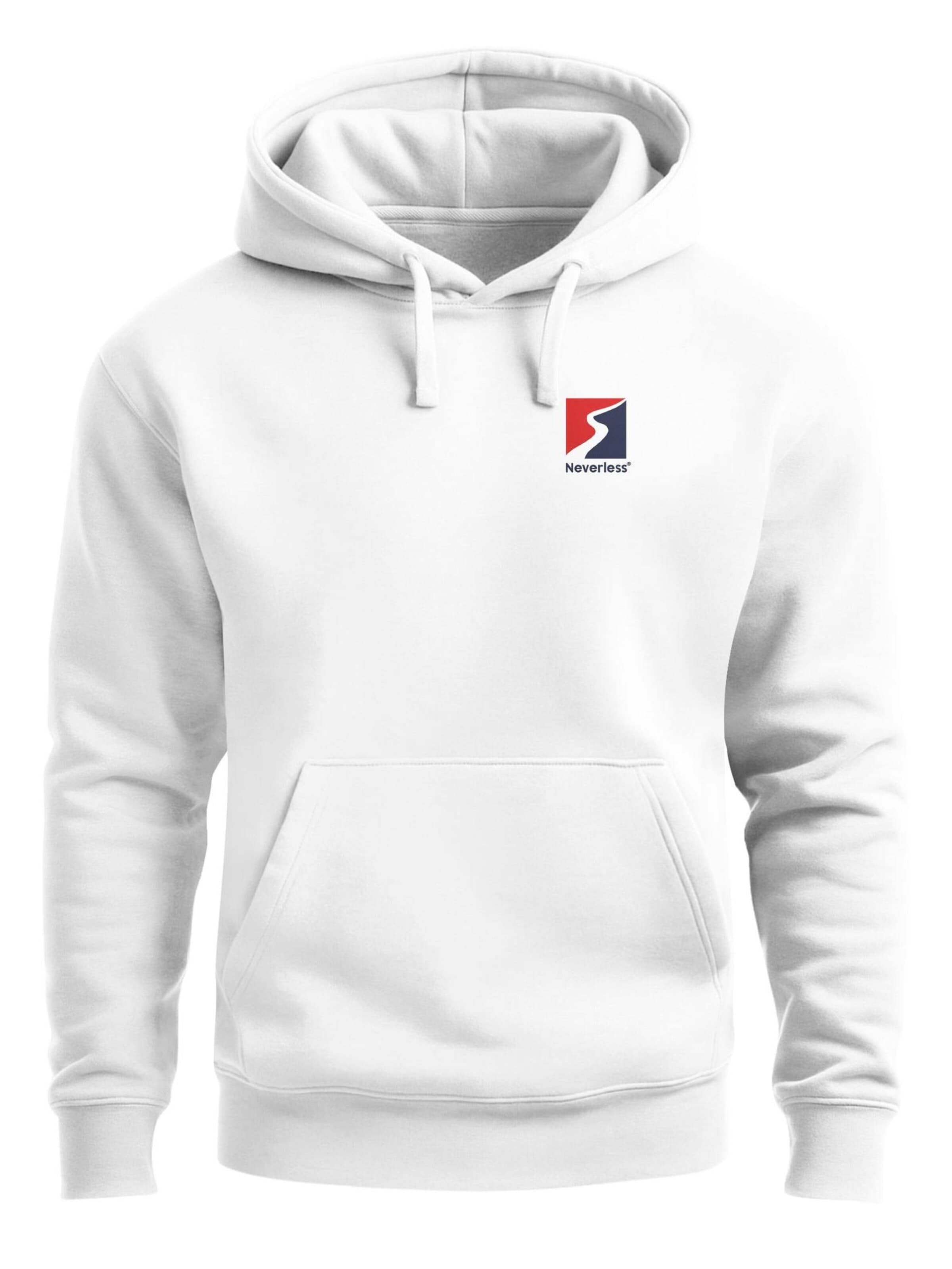 Neverless Sweatshirt 'Sunday Cycling Club' in White: front