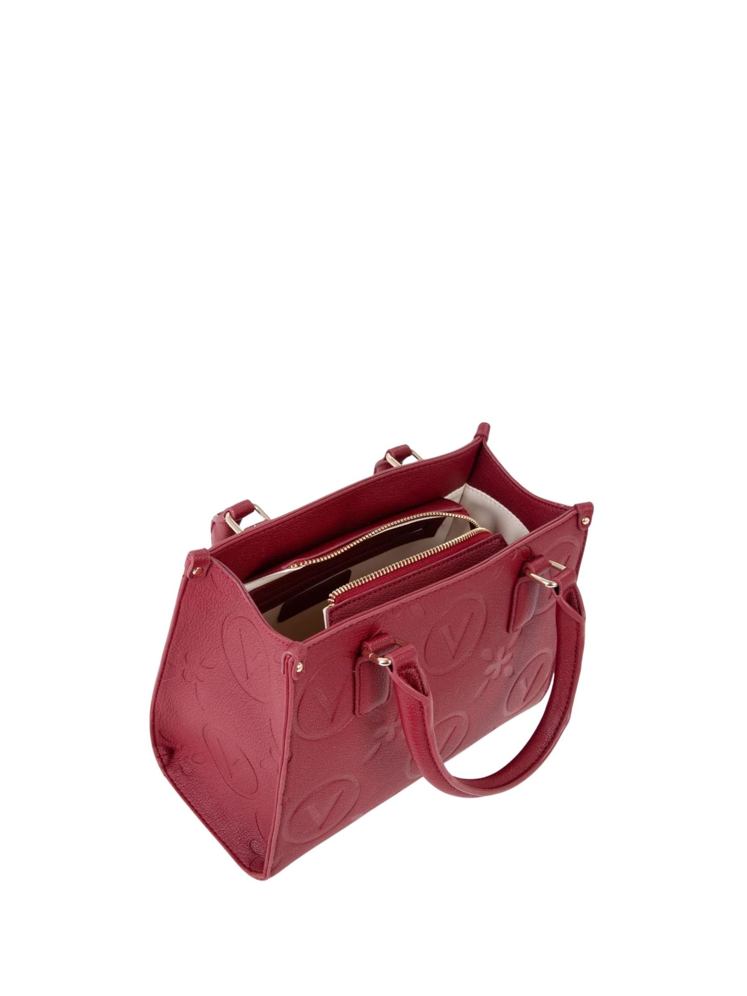 VALENTINO Shopper 'Valentino Sac Cabas Samba Re VBS8ZG04 Rosso Scuro' in Rood