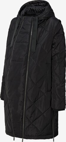 Manteau d’hiver Esprit Maternity en noir : devant