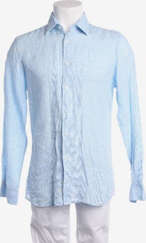 Hackett London Freizeithemd / Shirt / Polohemd langarm M in Blau: predná strana