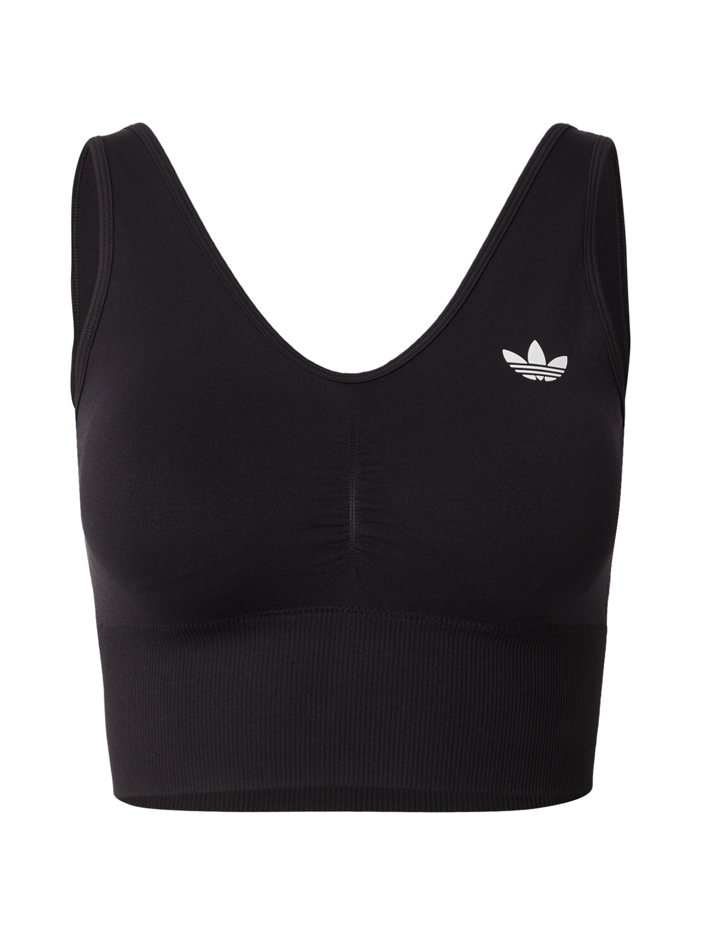 juoda ADIDAS ORIGINALS Biustjė Liemenėlė: priekis