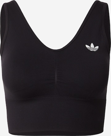 juoda ADIDAS ORIGINALS Biustjė Liemenėlė: priekis