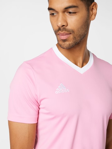 ADIDAS SPORTSWEAR Λειτουργικό μπλουζάκι 'Entrada 22' σε ροζ
