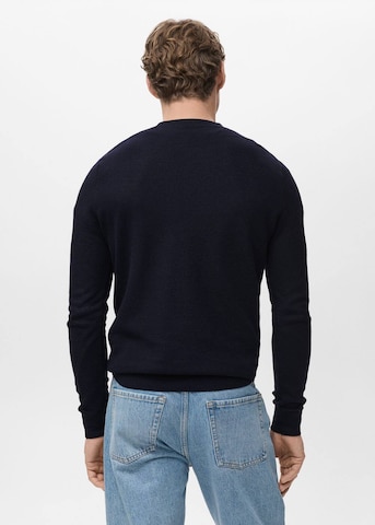 MANGO MAN Pullover 'Ten' in Blau