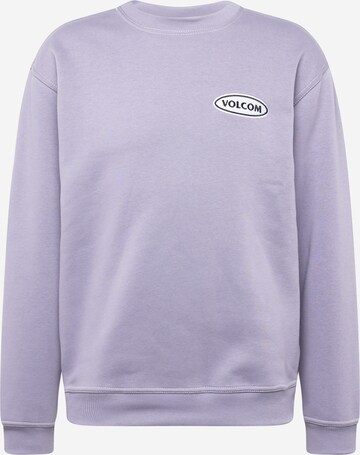 Volcom Sweatshirt 'WORKARD' in Purple: front