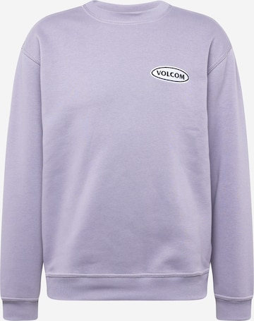 Volcom - Sweatshirt 'WORKARD' em roxo: frente