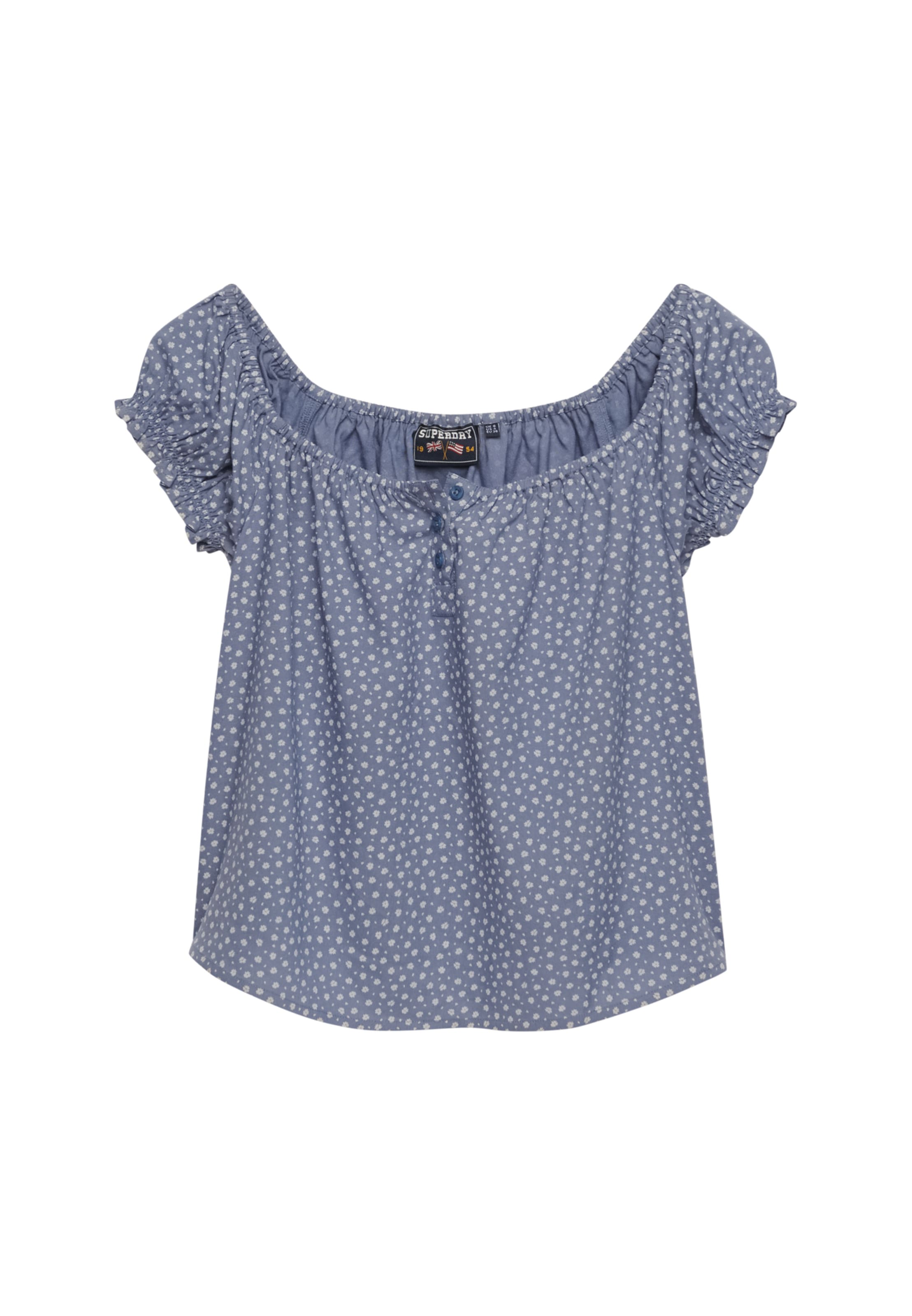 Superdry & Co Blouse in Blauw: voorkant
