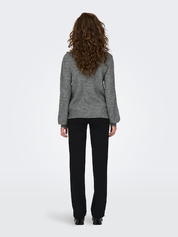 JDY Sweater 'JDYELANORA' in Grey