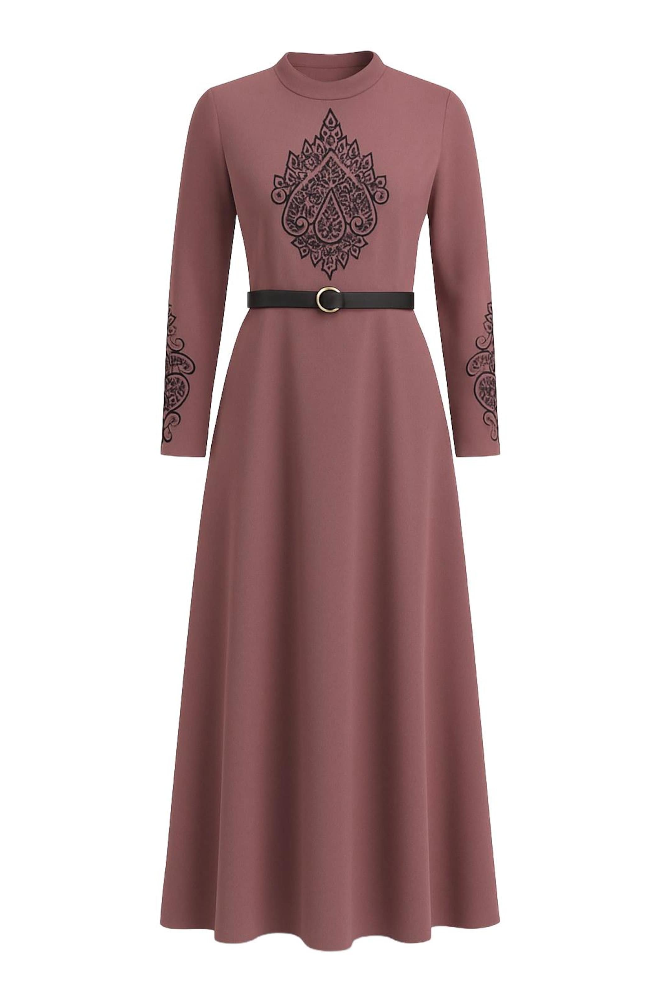 MODAMIHRAM Kleid in Pink: Vorderseite