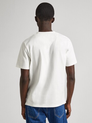 Pepe Jeans T-Shirt 'Cedric' in Weiß