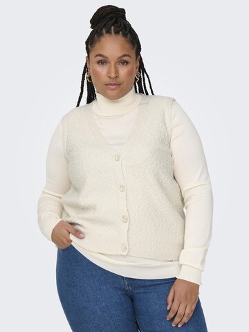 ONLY Carmakoma - Chaleco 'CARAlvilda' en blanco