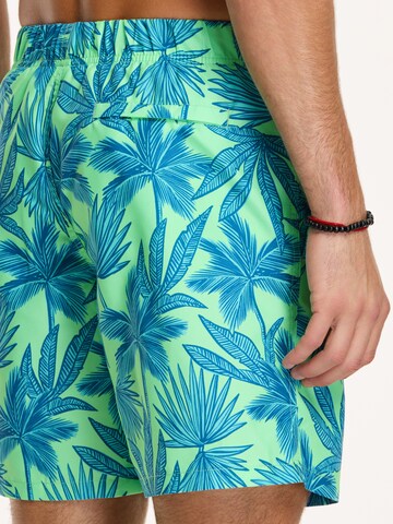 Pantaloncini da bagno 'PALM' di Shiwi in verde