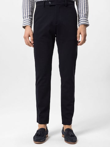 Antioch Slim fit Chino trousers in Blue: front