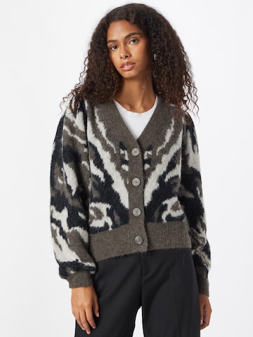 Copenhagen Muse Knit Cardigan 'IBRA' in Brown: front