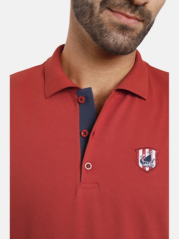 Jan Vanderstorm Poloshirt ' Nisse ' in Rot