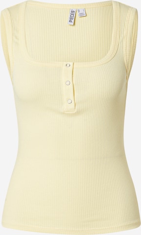 Haut 'PCKITTE' PIECES en jaune : devant