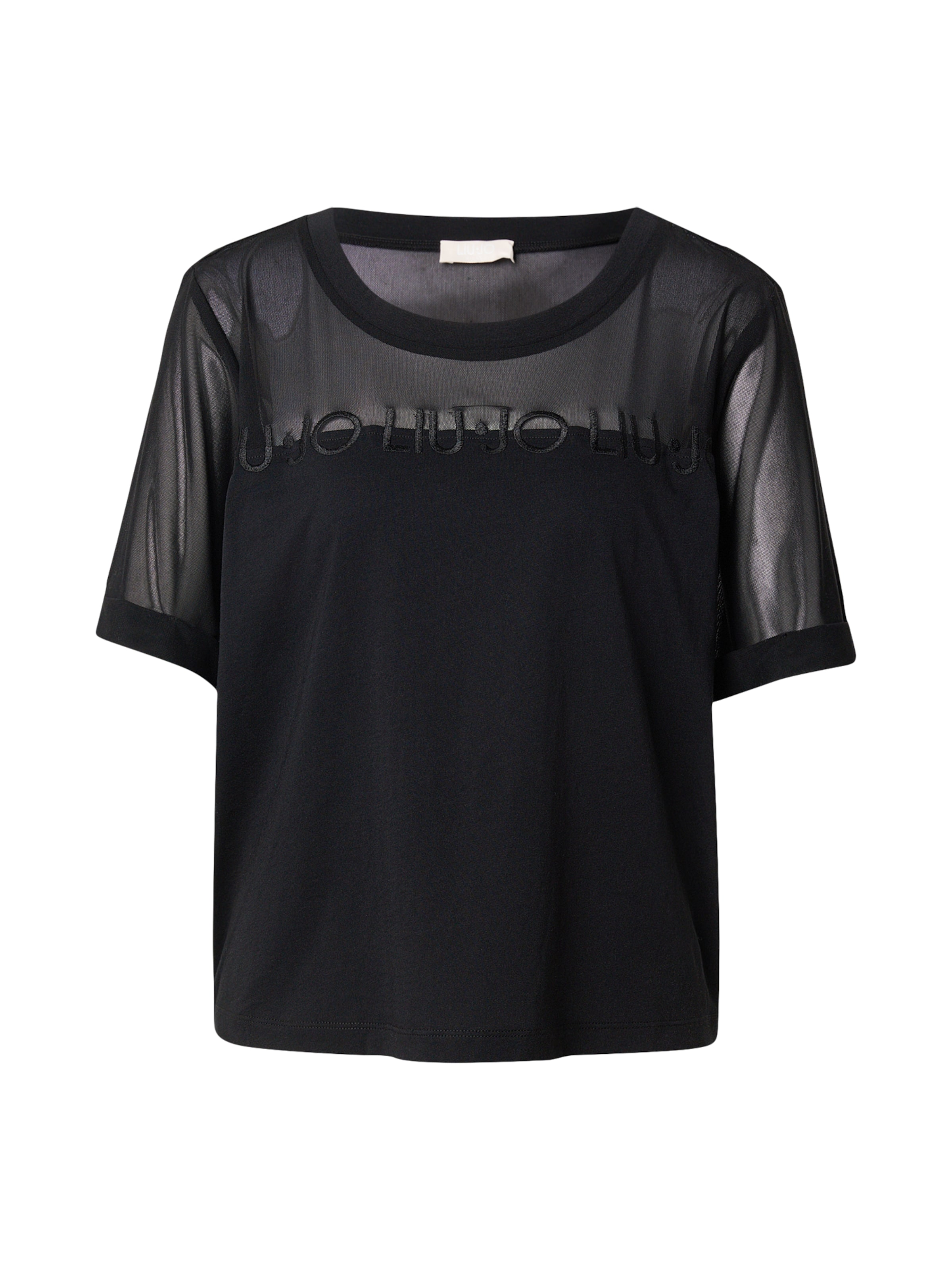 Liu Jo Shirt 'ECS' in Zwart: voorkant