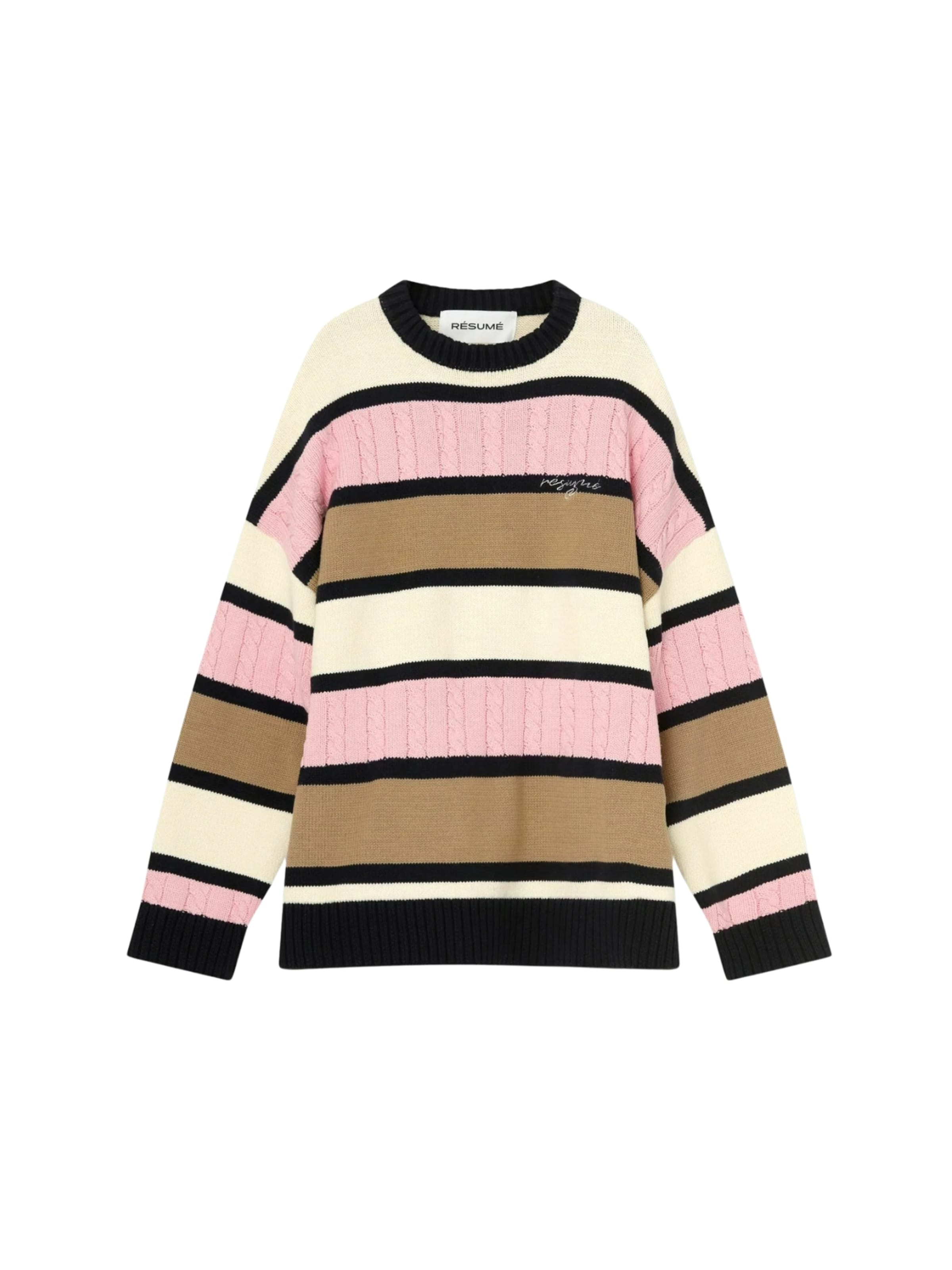 Résumé Neulepaita ' KarloRS ' värissä vaaleanpunainen: etupuoli