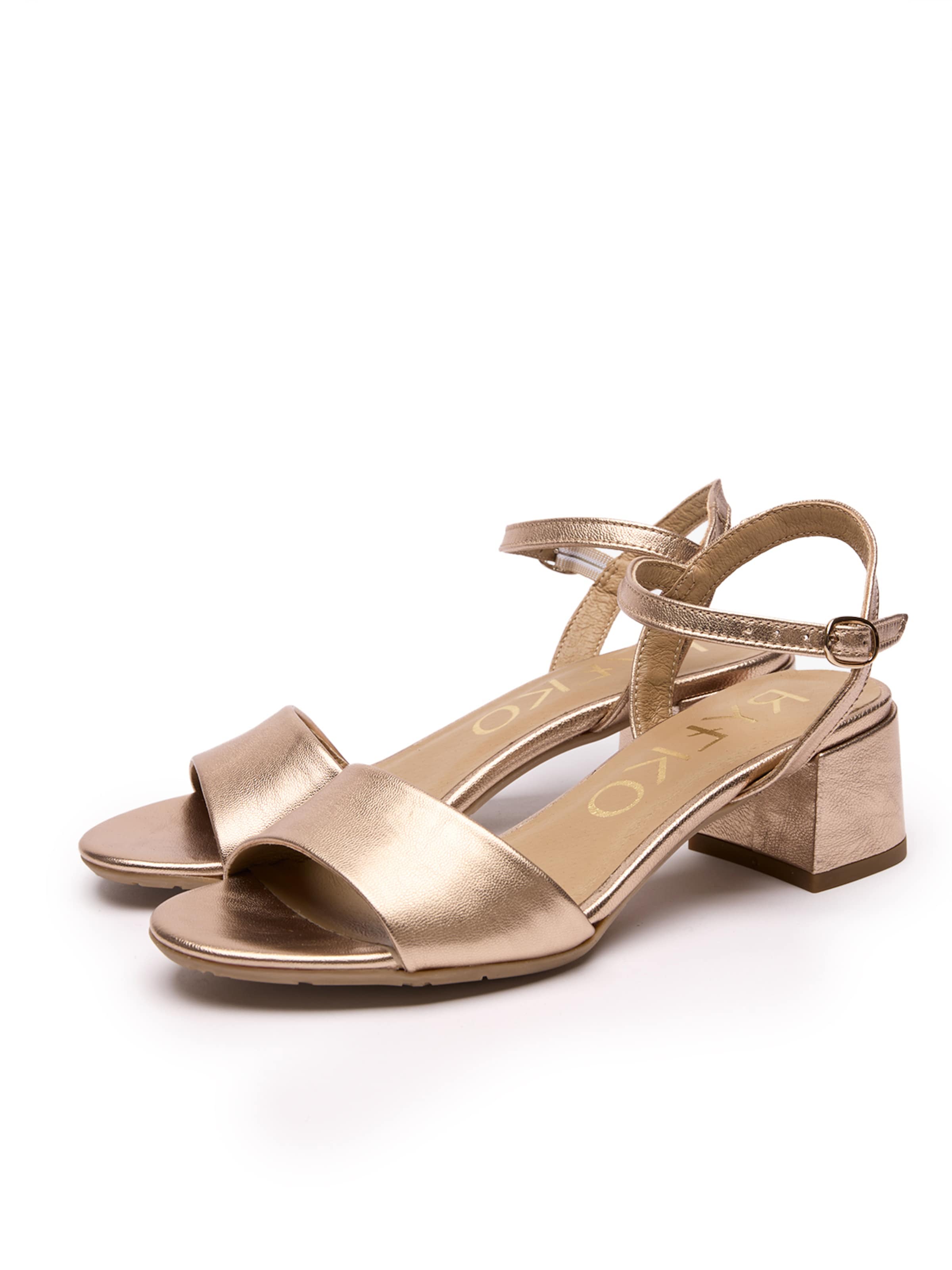 RYŁKO - Sandália em ouro
