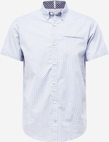 Coupe regular Chemise 'JACK' JACK & JONES en bleu : devant