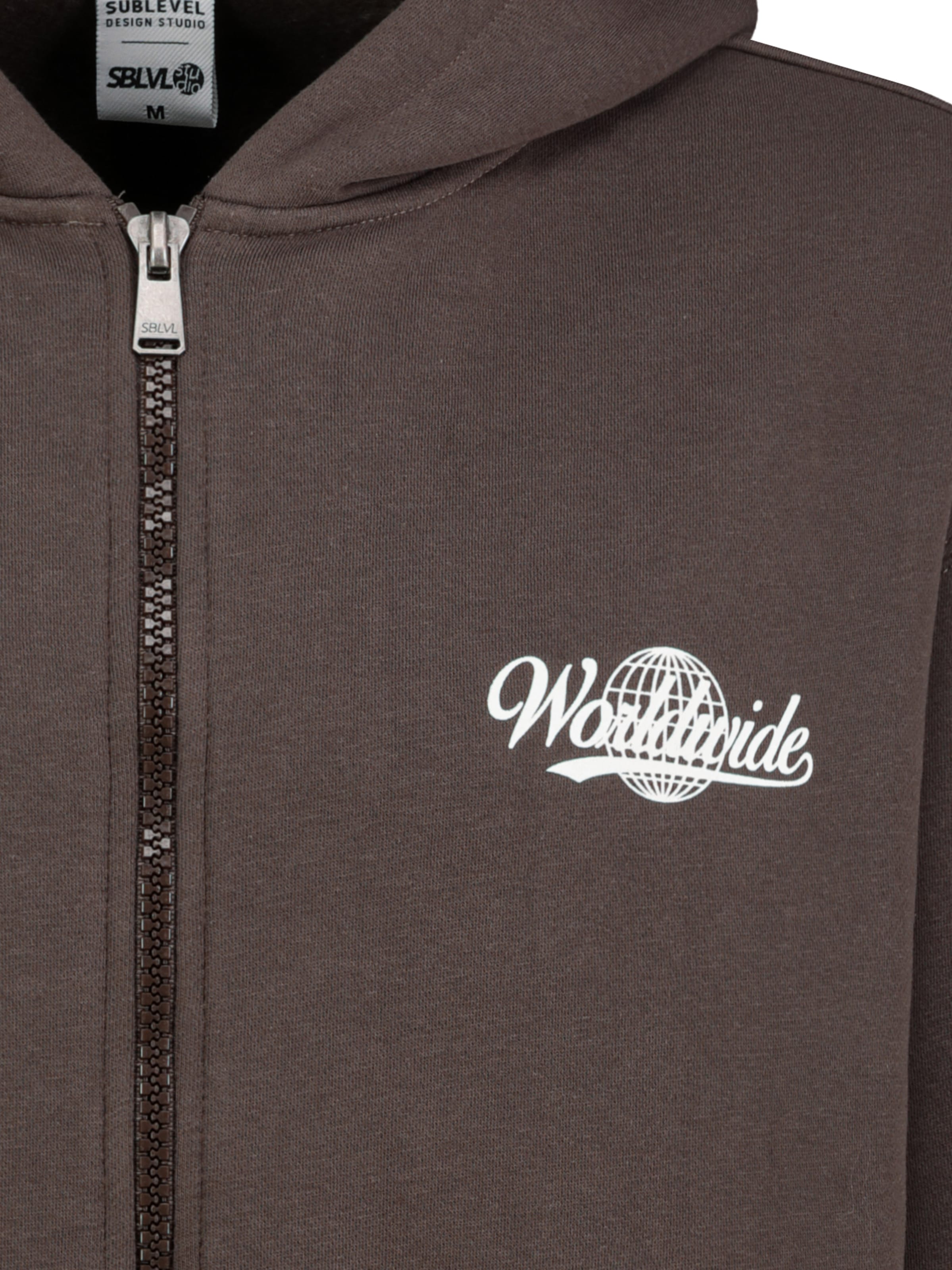 Sublevel Sweat jacket in Brown