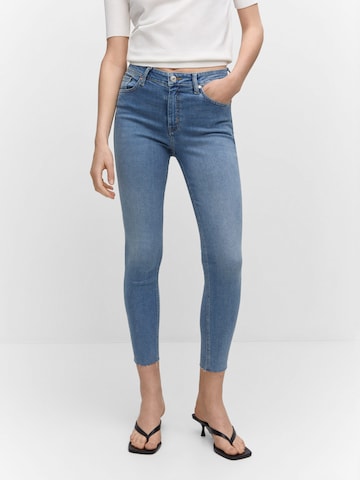 MANGO Skinny Jeans 'ISA' i blå: forside