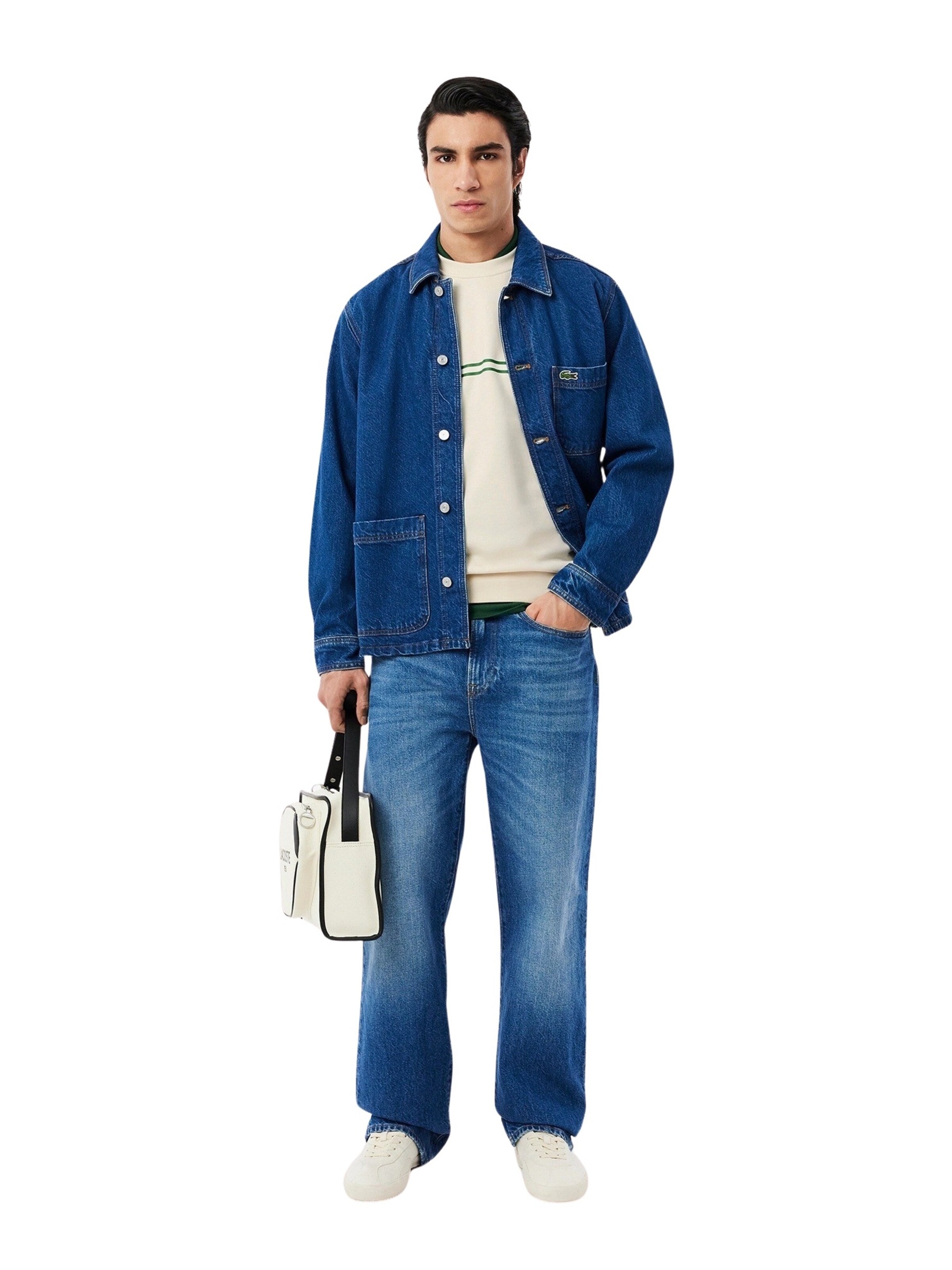 LACOSTE Sweatshirt in Wit