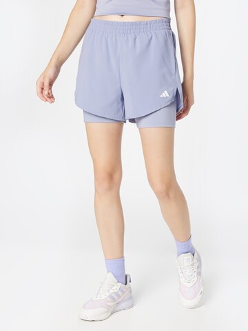 ADIDAS PERFORMANCE Regular Sportbroek 'Minimal Made For Training' in Blauw: voorkant