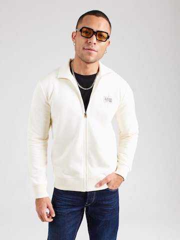 G-STAR Sweat jacket in Beige: front