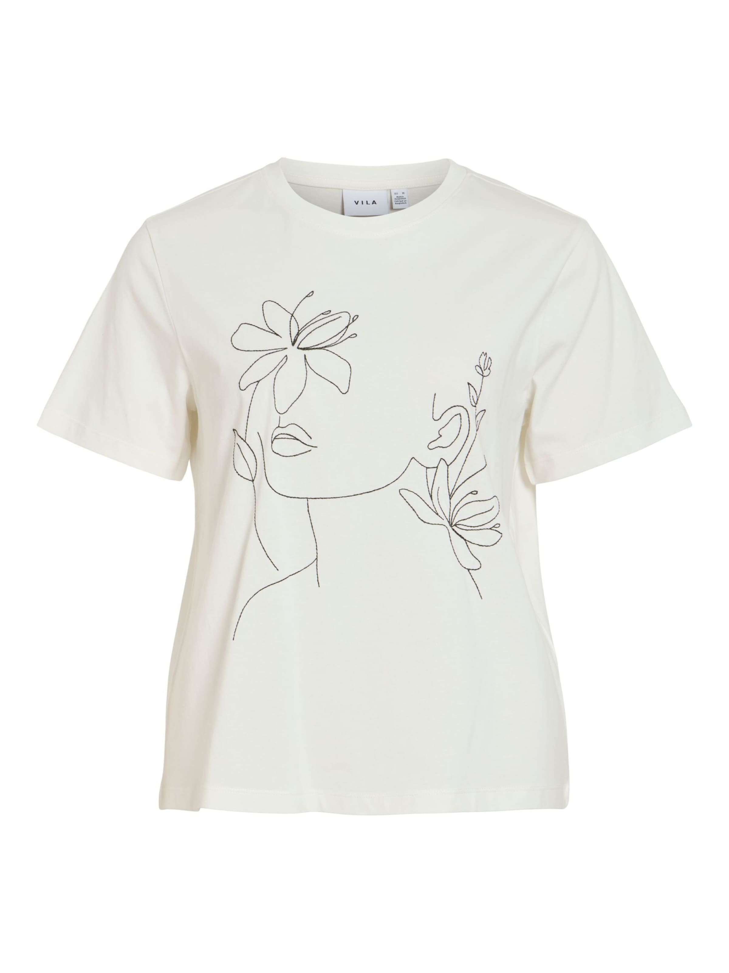 T-shirt 'VISybil' VILA en blanc : devant