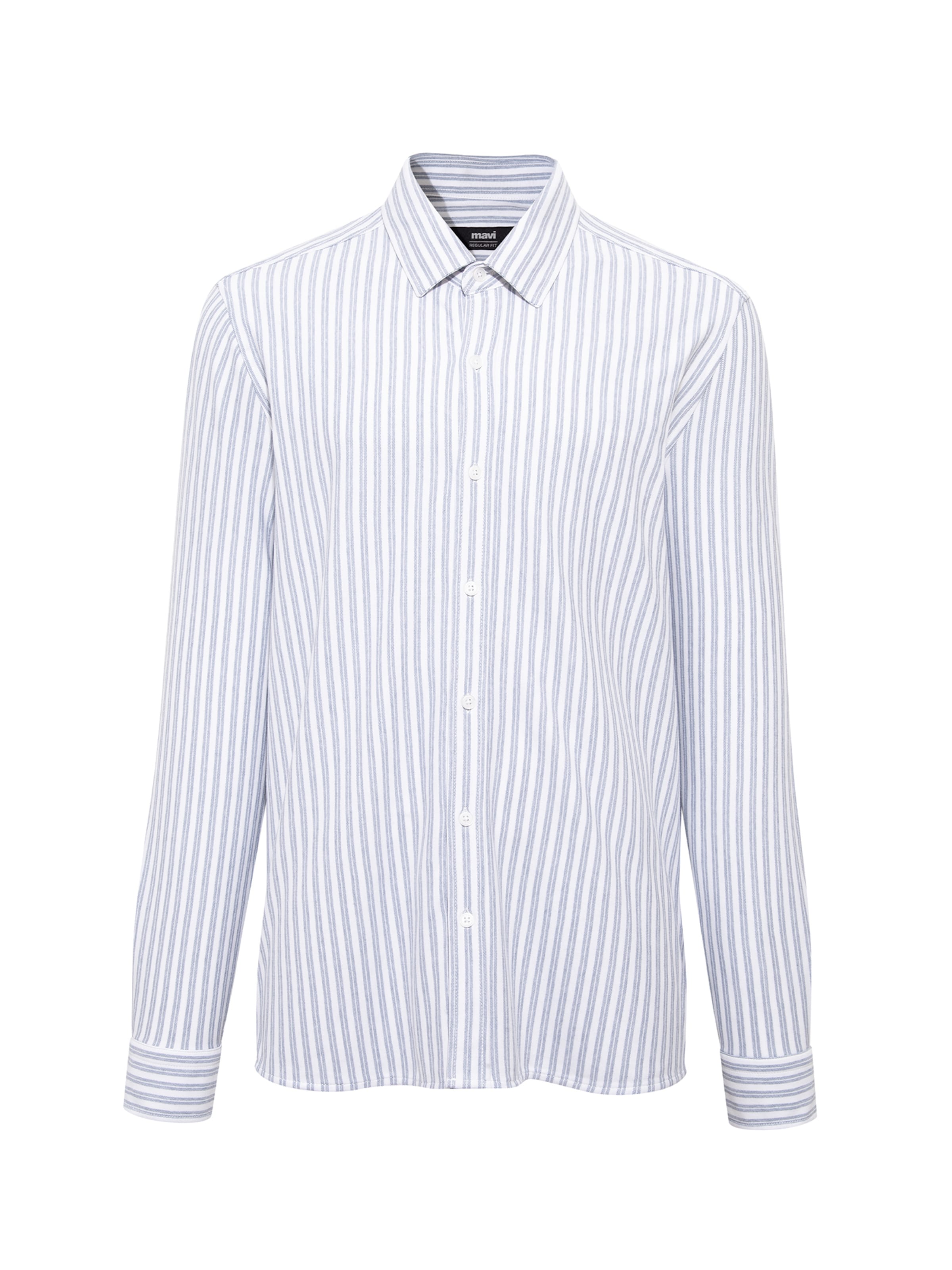 Mavi Regular fit Button Up Shirt in White: front