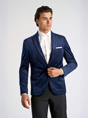 Lindbergh Slim fit Business-colbert in Blauw