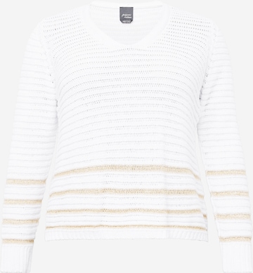 Persona by Marina Rinaldi Sweater 'LEONIDA' in White: front