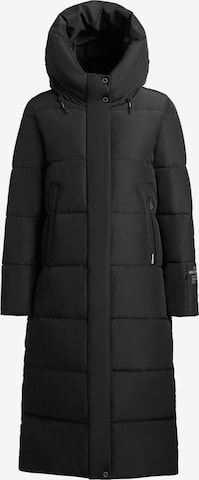 Manteau d’hiver 'SOULANI5 MATT' khujo en noir : devant