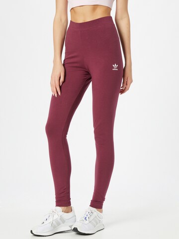 ADIDAS ORIGINALS Skinny Leggings 'Adicolor Essentials' in Rot: Vorderseite
