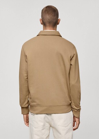 MANGO MAN Sweatshirt 'Beach' in Beige