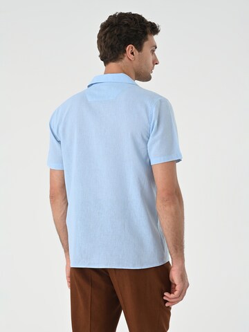 Antioch Regular fit Button Up Shirt in Blue
