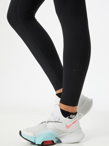 NIKE Skinny Sports trousers 'One Luxe' in Black