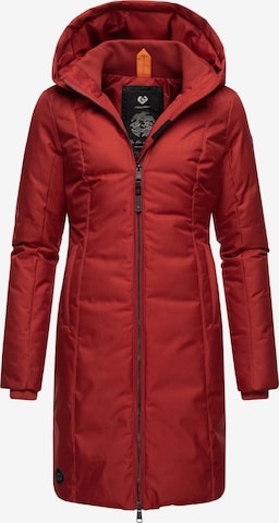 Ragwear Χειμερινό παλτό 'Amarri' σε κόκκινο: μπροστά